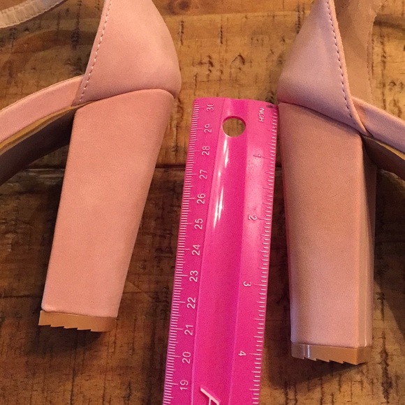 Weeboo Pink Sparkly High Heel with Strap - Picture 4 of 5